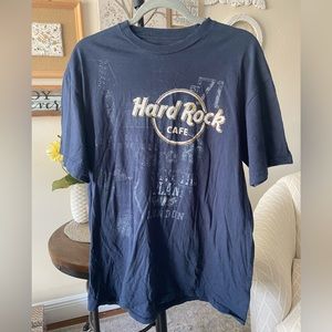 Blue Hard Rock Cafe London T-shirt - Large